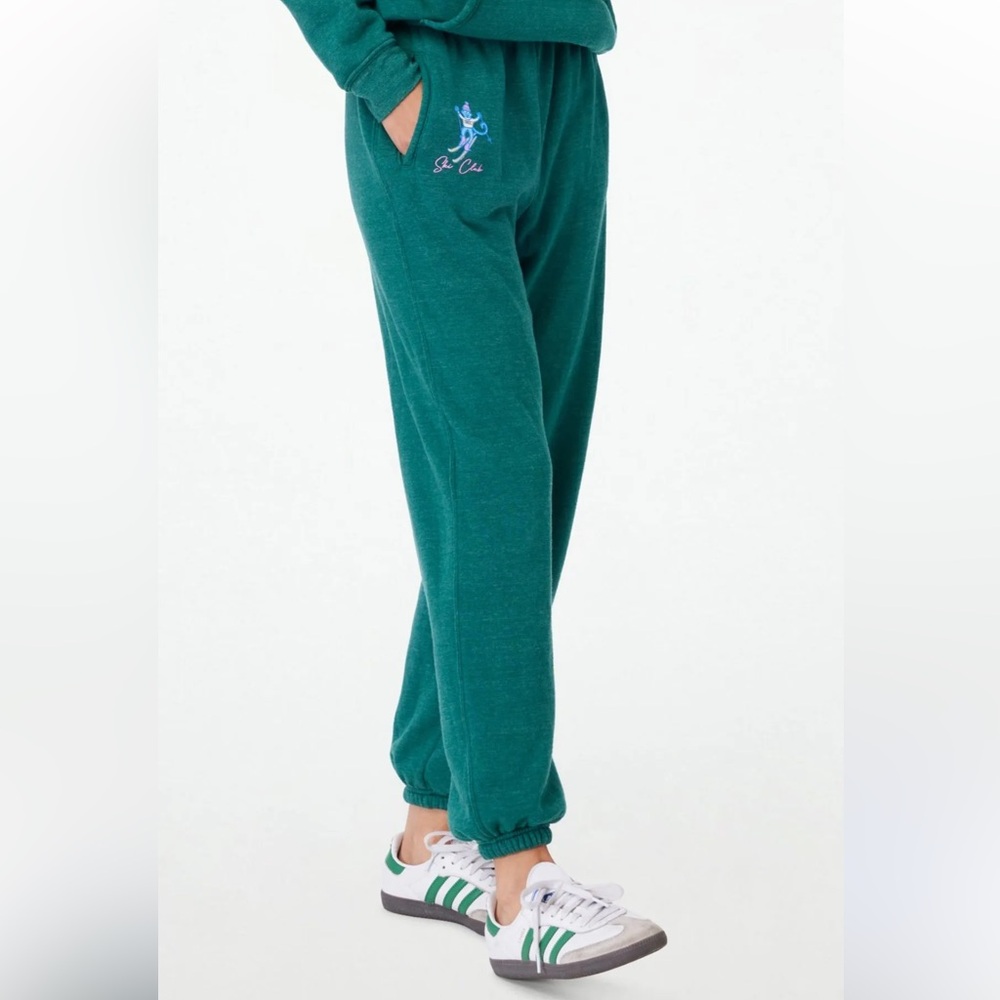 Roller Rabbit Ski Club Green Sweatpants